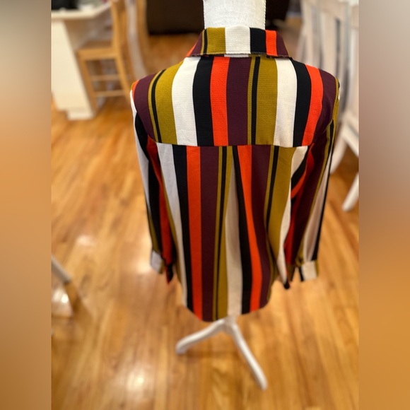 💜 5 for $25 or 3 for $18 Moa Moa striped long sleeve button down shirt - Picture 3 of 7